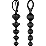 Satisfyer beads bolas anales silicona - negro