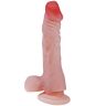 Dildo réaliste Baile 21.6 cm - Texture douce et venée