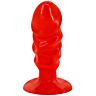 Plug Rouge Ventouse Unisexe