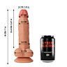 Dildo Cyber Silicock Jude 18 cm avec ventouse
