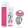 Plug Anal en Aluminium Coeur Rose - Intense