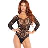 Body Leg Avenue Manga Longue Noir