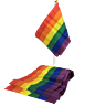 Petit fanion PRIDE LGBT - Couleurs de la fierté