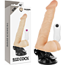 Vibrateur réaliste BASECOCK 20 cm - Articulable et télécommandé