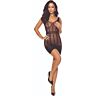 Bodystocking PASSION - BS113 en dentelle noire