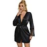 Chemise en dentelle SUBBLIME avec tanga noir