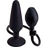 Plug anal Hinchable L - Negro