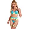 Ensemble Lingerie SUBBLIME avec Dentelle et Jarretelles