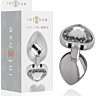Plug anal Intense avec bijou en diamant - Taille L