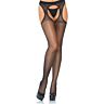 Bas Nylon Suspenseur en Spandex - Noir