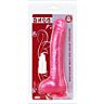 Dildo BAILE rose réaliste avec ventouse et texture veineuse