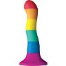 Gode PRIDE Colors Wave 17 cm compatible harnais