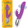Vibrateur Rabbit FUN FUNCTION COMBI DOUBLE TAPPING - Double stimulation puissante