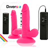 Dildo Vibrant Diversia 17 cm avec ventouse et flexibilité