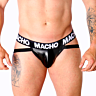 Jockstrap MACHO MX25NC en simili cuir élastique