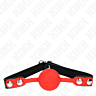 Bâillon KINK COLLAR & GAG Boule Silicone 4 cm