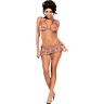 Lingerie LIPSTICK JUNGLE SOSTEN/FALDA LEO 4XL - Élégance et confort
