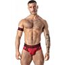 Slip de sport en maille LOCKER GEAR rouge XL