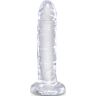 Gode réaliste KING COCK Clear 15,5 cm