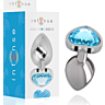 Plug Anal INTENSE avec bijou en diamant - Taille S