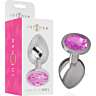 Plug Anal INTENSE avec cristal rose taille L