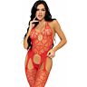Bodystocking Leg Avenue avec cœurs en résille