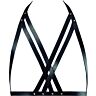 Harnais soutien‑gorge BIJOUX MAZE réglable