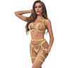 Lingerie SUBBLIME 954352 Floral Jaune L/XL