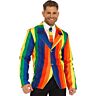 Costume homme Leg Avenue - Blazer arc-en-ciel avec cravate