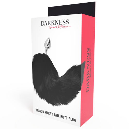 Plug Anal DARKNESS 8 cm avec queue noire