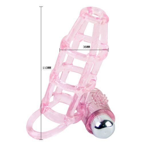 Gaine Pénis BAILE FOR HIM avec anneau en silicone et stimulation clitoridienne