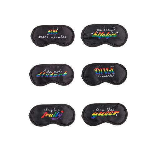 Masque yeux Out Of The Blue phrases arc-en-ciel