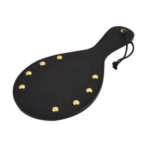 Paddle Bound Nubuck Leather avec Détails en Laiton