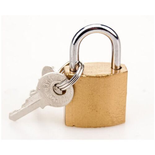 Cadenas BOUND Padlock 3 cm en laiton poli