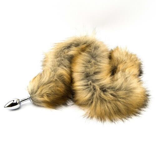 Butt Plug Furry Fantasy avec queue en fausse fourrure