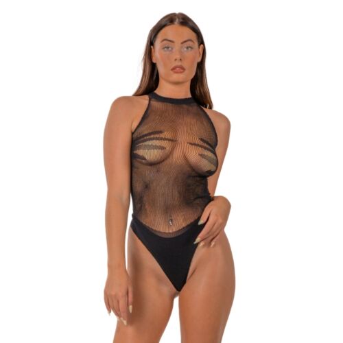 Bodysuit Opaque Lace par LJ avec design chic