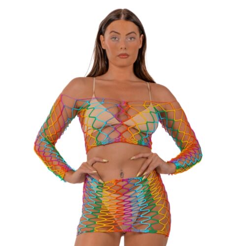 Lingerie Sexy Lace Crop Top et Jupe