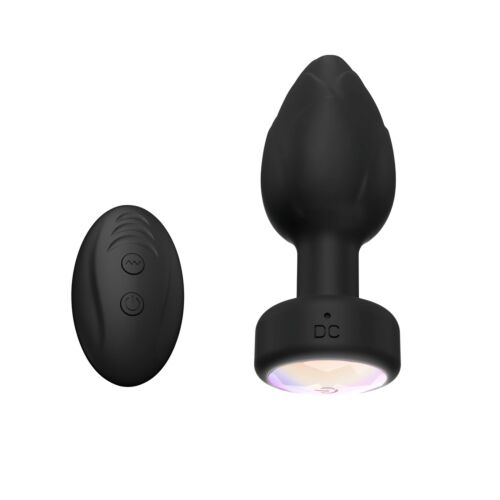 Plug Anal Toosh Télécommandé avec Lumière Changeante