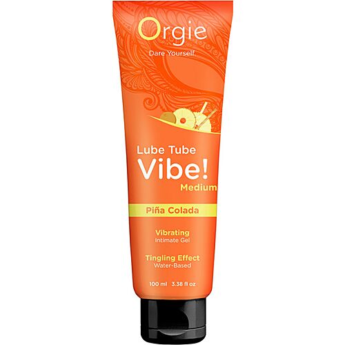 Gel intime Orgie LUBE TUBE VIBE PI?A COLADA avec effet vibrant