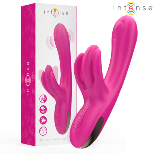 Vibromasseur Rabbit INTENSE Britney multifonction 23 cm