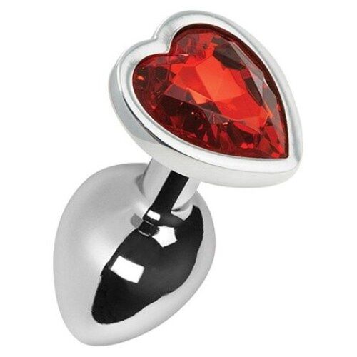 Plug Anal S Pleasures Metal ELLA avec base en cœur