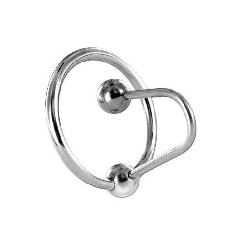 Plug Anal BDSM Metal Hard - Anillo de Glande con Plug