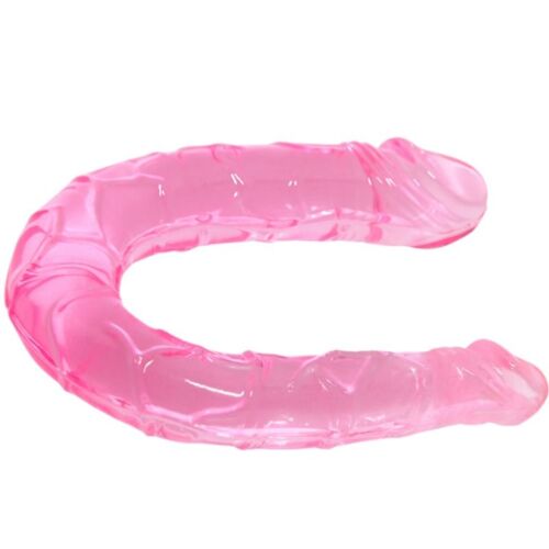 Double Dong Dildo BAILE - Compact et texturé.