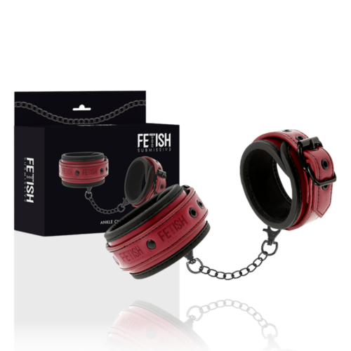 Menottes en cuir vegan FETISH SUBMISSIVE DARK ROOM - Ajustables