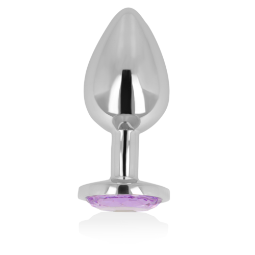 Plug anal OHMAMA avec cristal violet 8 cm