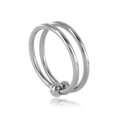 Cockring double en acier METAL HARD pour un ajustement optimal