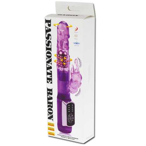 Vibromasseur BAILE ROTATIONS Rabbit Passion Baron avec contrôle tactile