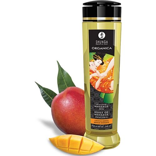 Huile de massage Shunga Mango 240 ML - 100% naturel