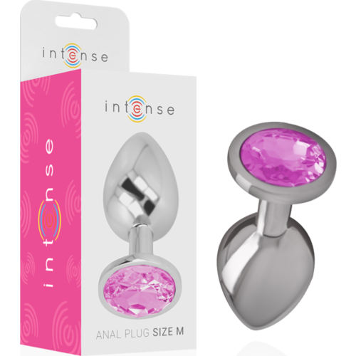 Plug anal INTENSE avec bijou en diamant taille M