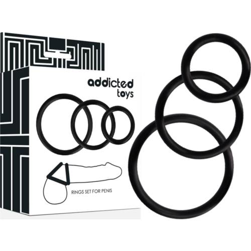 Anillos Pénis Addicted Toys - Ensemble de stimulation